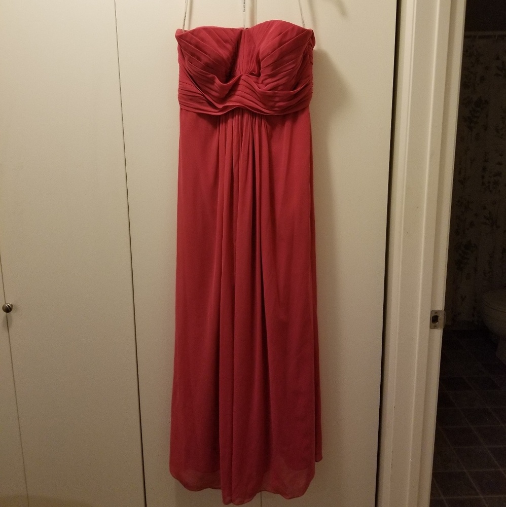 David's Bridal Bridesmaid Dress 14 Pink